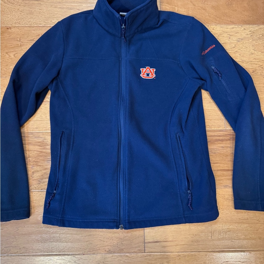 Columbia Auburn Tigers Fleece Jacket | Navy Full-Zip